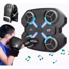 MUNDO MAGIA - Maquina De Boxeo Musical Bluetooth Niños + Guantes