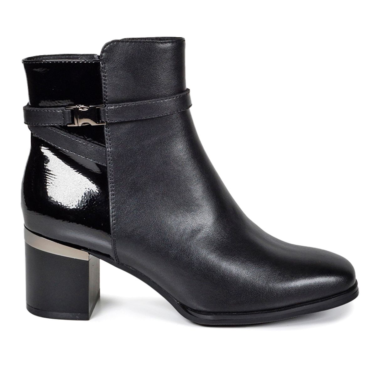 DEGAS - Botín Cuero Anina Negro DEGAS