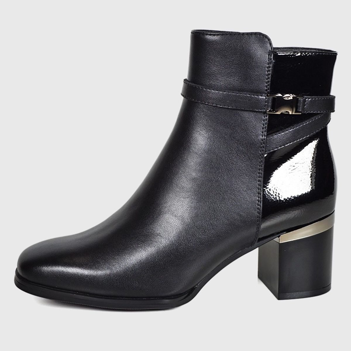 DEGAS - Botín Cuero Anina Negro DEGAS