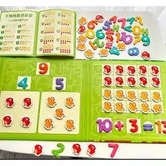 GENERICO - Libro Sensorial Didáctico Montessori Magnético Matemáticas