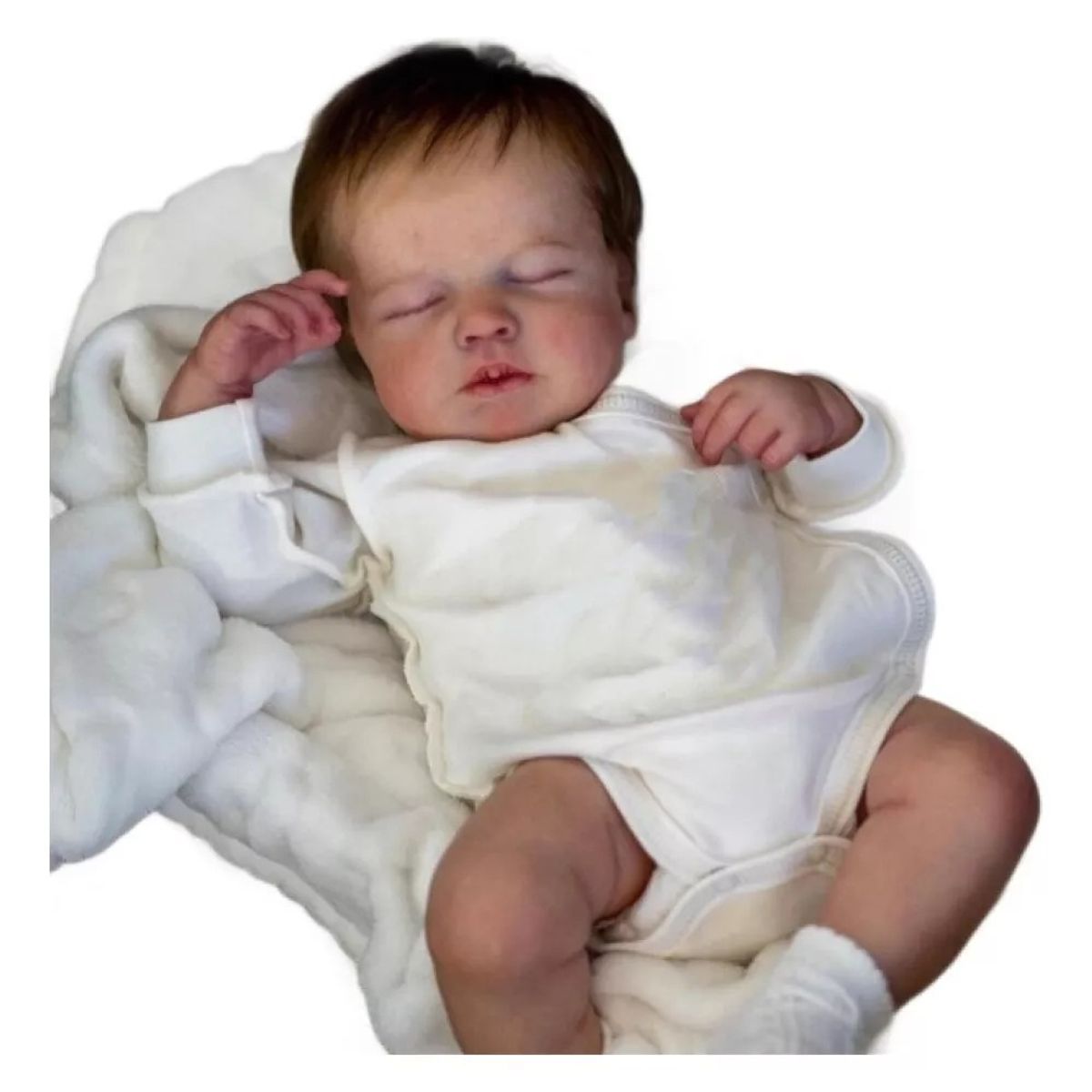 MUNDO MAGIA - Bebe Reborn Simulated 49 Cm Body Silicona+cotton
