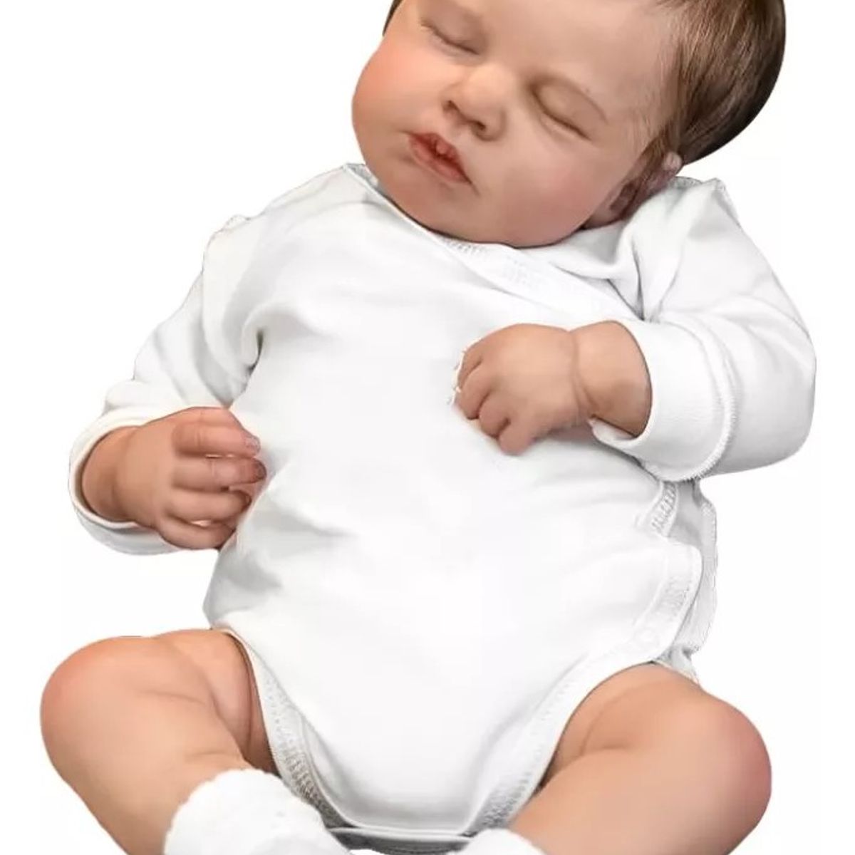 MUNDO MAGIA - Bebe Reborn Simulated 49 Cm Body Silicona+cotton