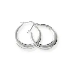 COGGIOLA - Aros Argolla Josefina 27mm Plata Fina 925