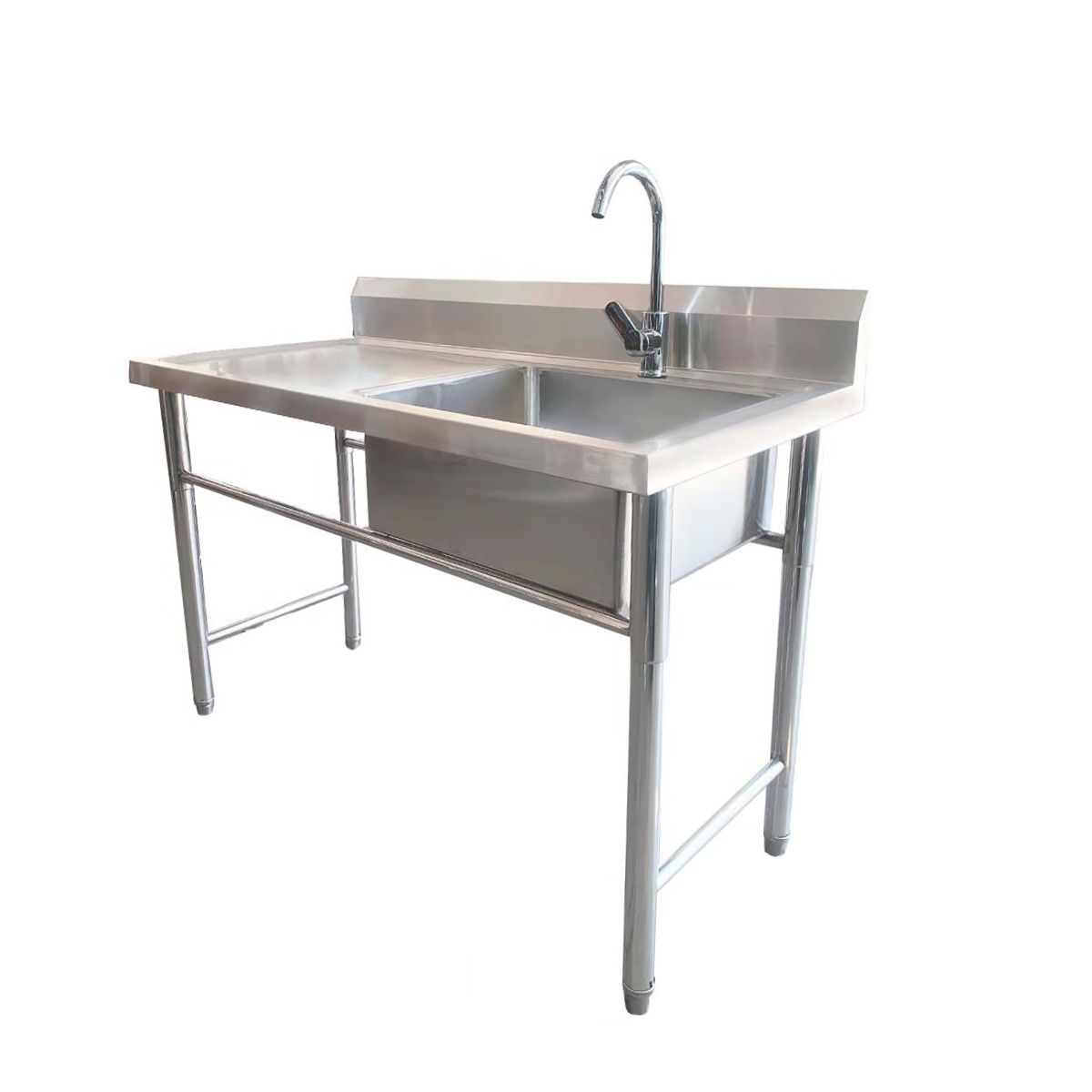 GENERICO - LAVAFONDO SIMPLE CON SECADOR IZQUIERDO MAS LLAVE MONOMANDO