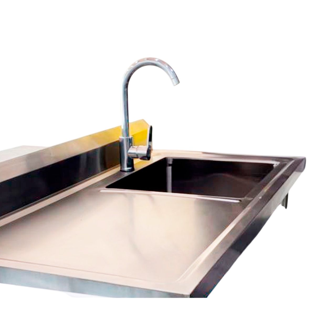 GENERICO - LAVAFONDO SIMPLE CON SECADOR IZQUIERDO MAS LLAVE MONOMANDO