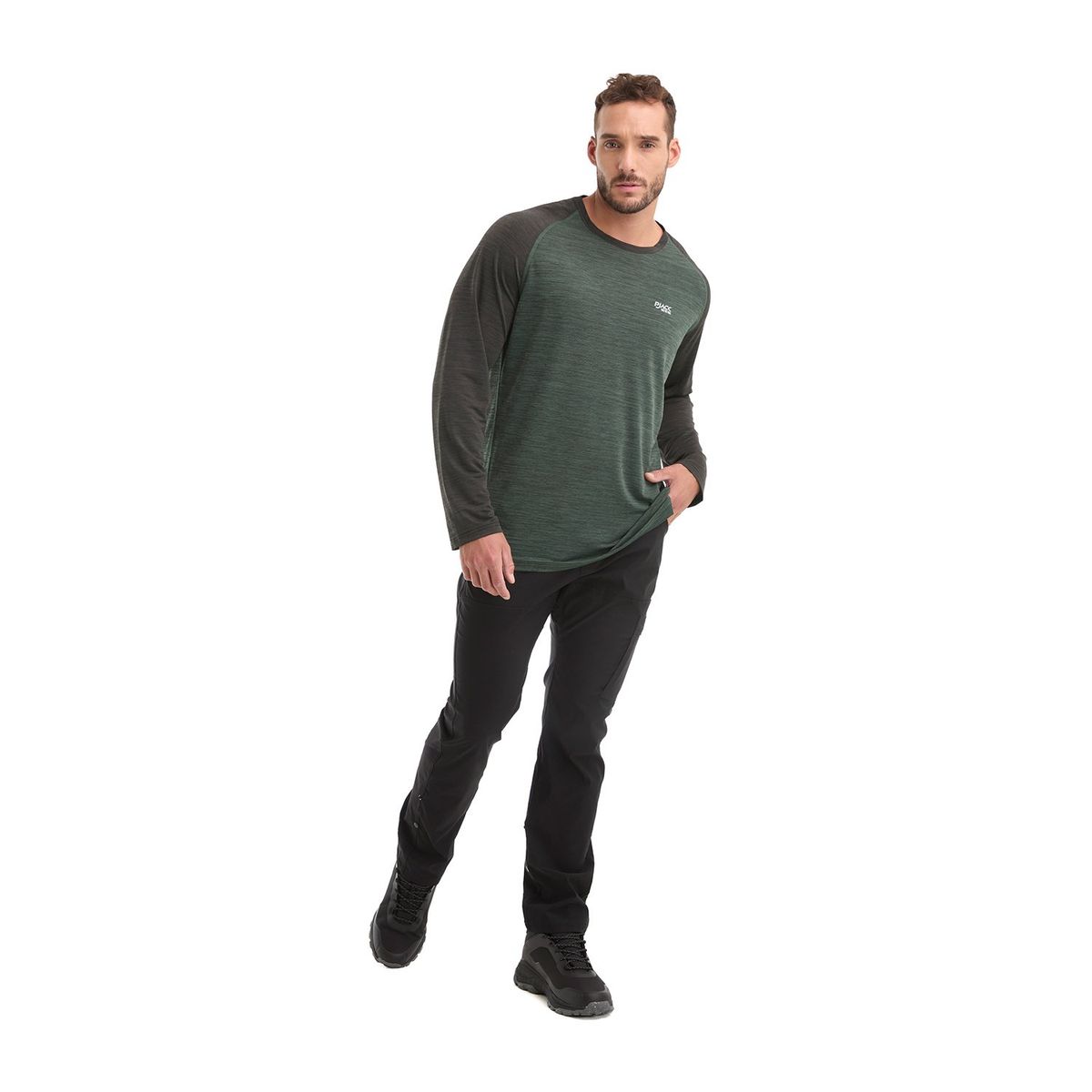 PANAMA JACK - Polera Manga Larga Hombre V475 Panama Jack