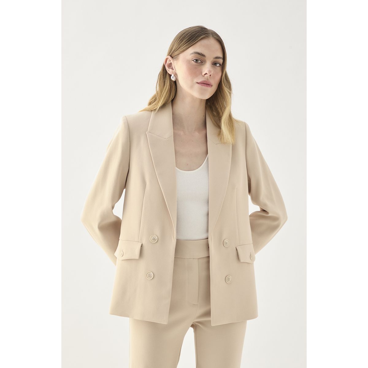 ASH - Blazer Beige Mujer Ash