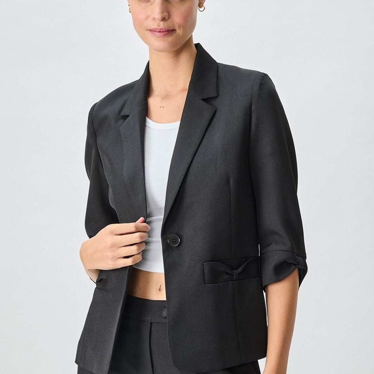 IO - Blazer Negro Mujer Io