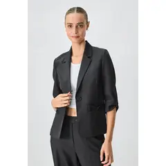 IO - Blazer Liso Negro