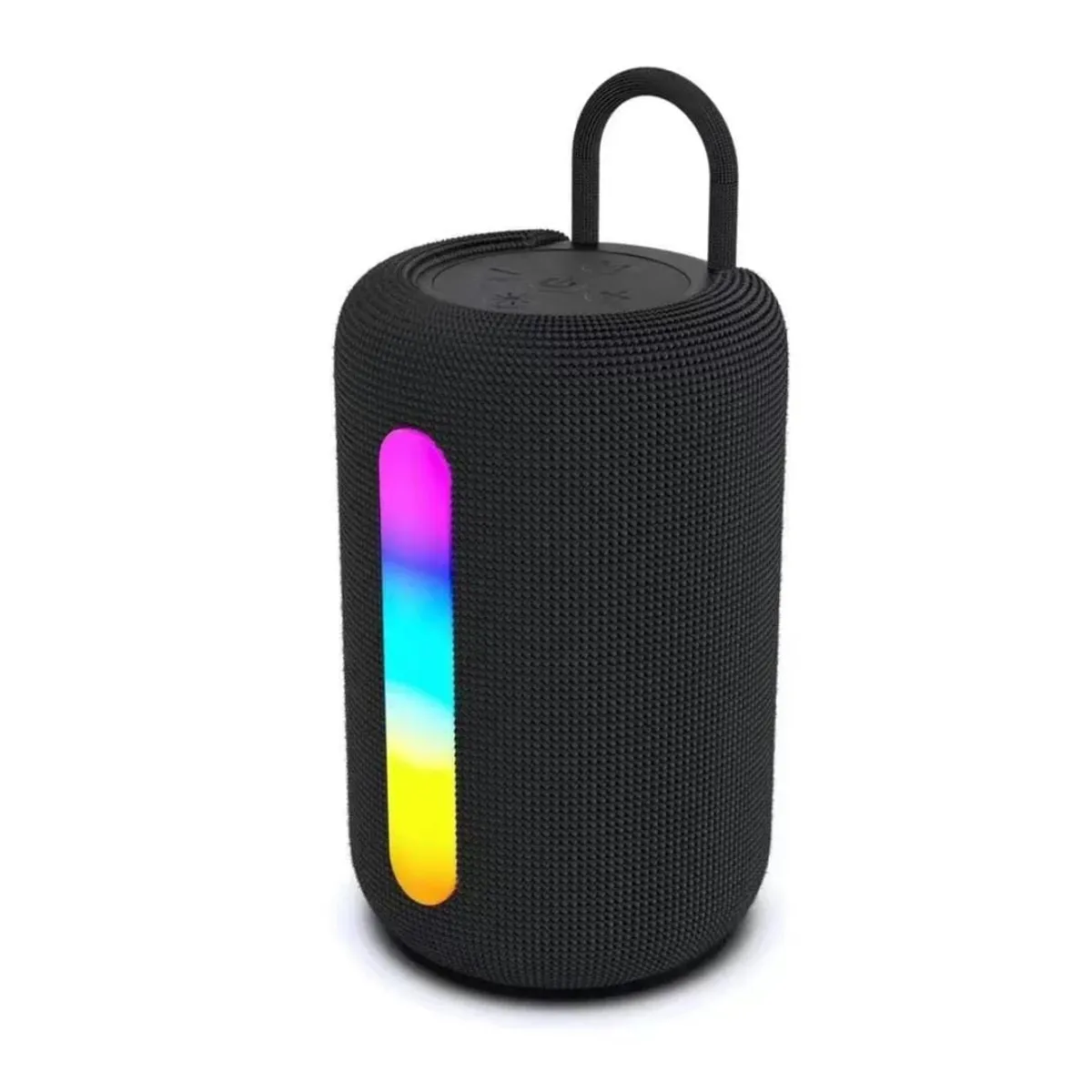 GENERICO - PARLANTE BLUETOOTH IMPERMEABLE RETROILUMINADO NEGRO