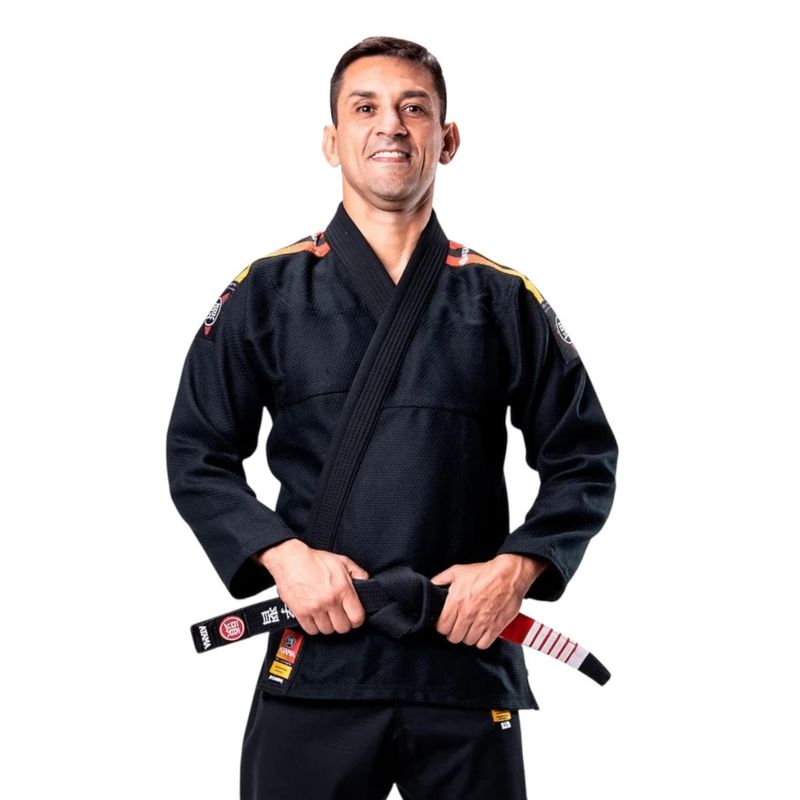 GENERICO - Kimono Jiu-jitsu Hombre Atama Ultra Light Sunset Gi-Black - Negro - A2