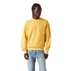 LEVIS - Polerón Hombre Authentic Crew Amarillo