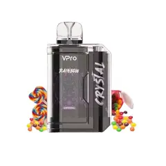 GENERICO - Vaporizador VPro Crystal Rainbow 10.000 Pff
