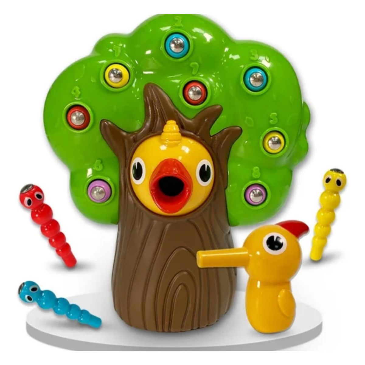 GENERICO - Juguete Magnético D Pájaro Carpintero Para Atrapar El Gusano