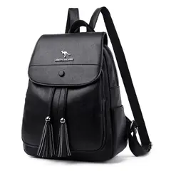 MV MOVAC - Mochila Urbana Cuero Pu Suave Juvenil Gran Capacidad Impermeable