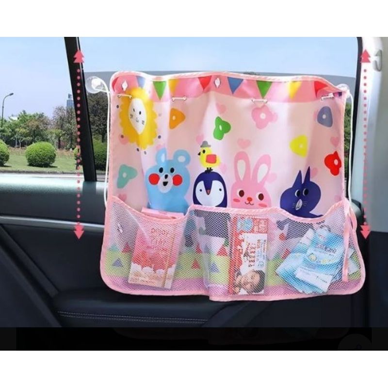 GENERICO - Cortina Para Autos Con Diseño Infantil Protege Del Sol