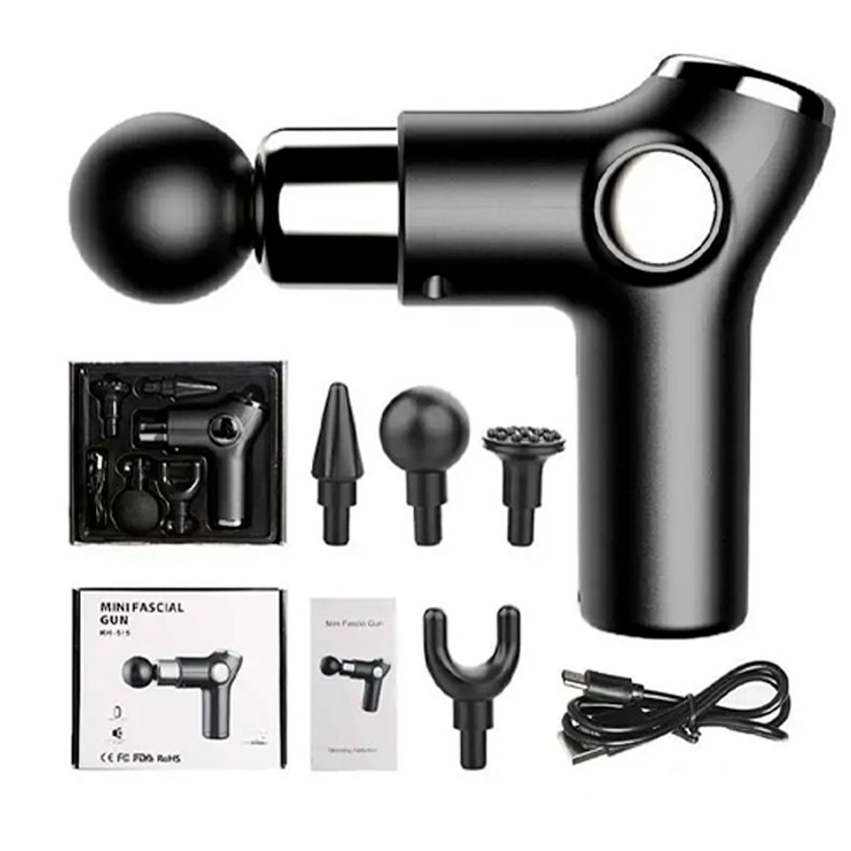 GENERICO - Pistola Masajeadora Astec 4 Cabezas As515