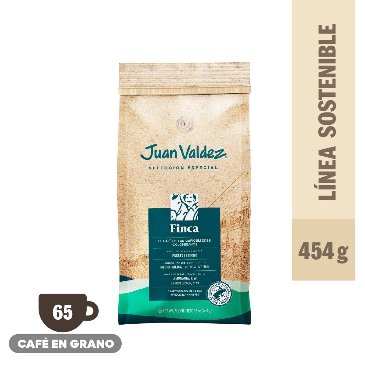 JUAN VALDEZ - Café en grano Finca 454 g
