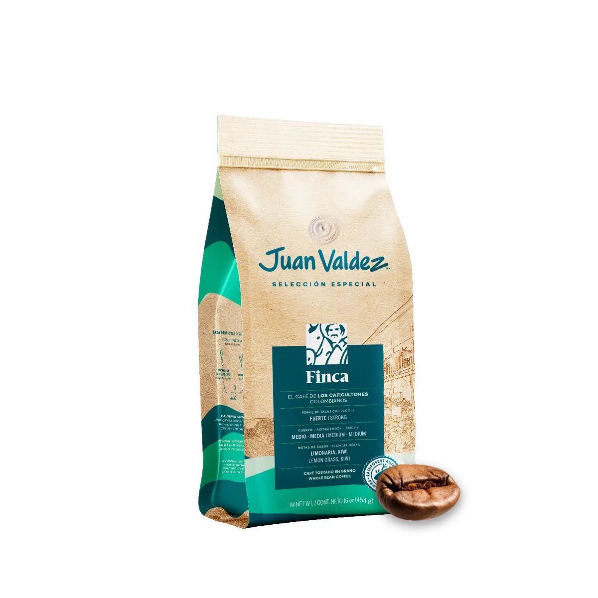 JUAN VALDEZ - Café en grano Finca 454 g