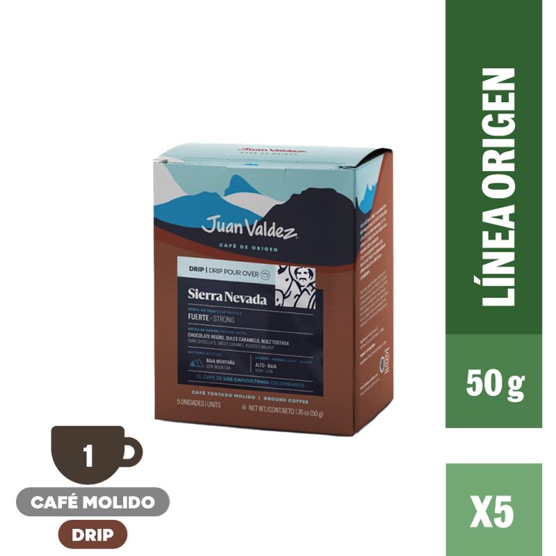 JUAN VALDEZ - Drip Sierra Nevada 5 unidades