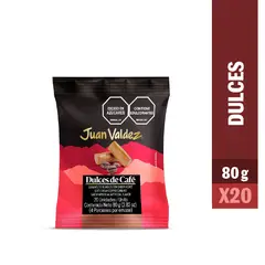 JUAN VALDEZ - Dulces de café 20 unidades