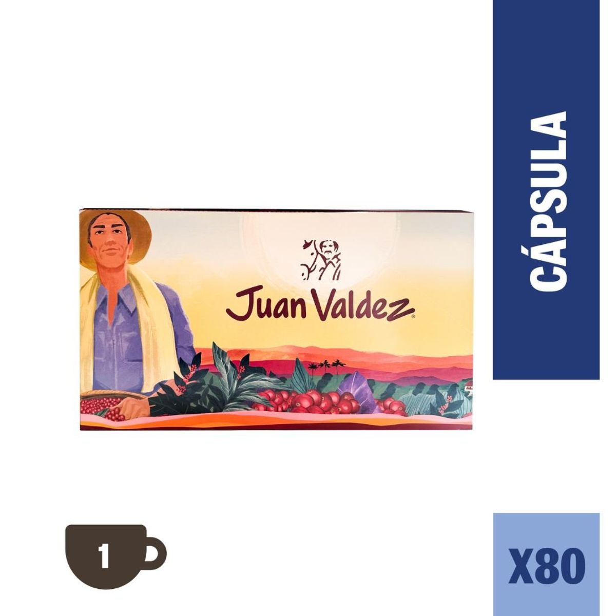 JUAN VALDEZ - Cápsulas de Café Espresso Paisaje Cultural 80 unidades