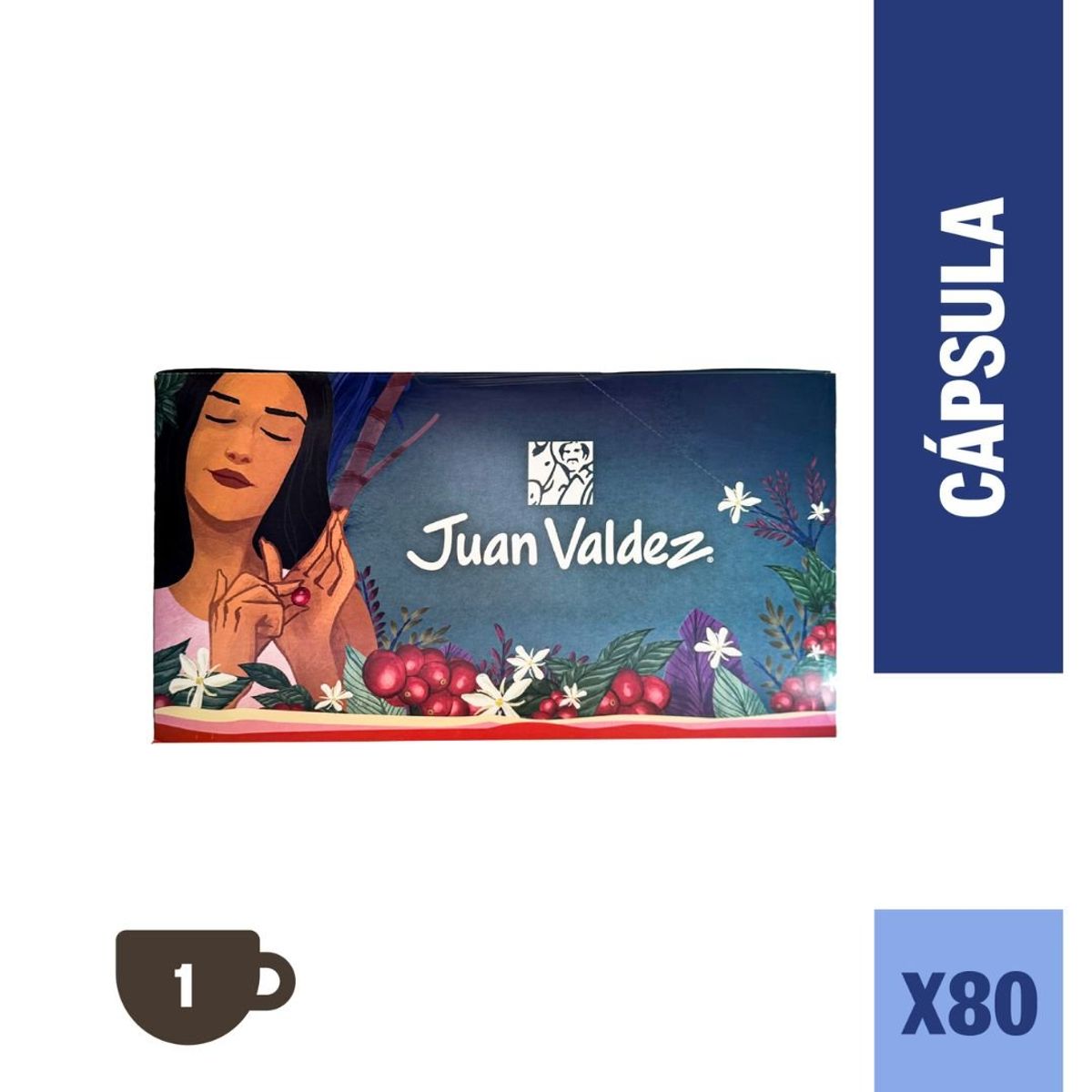 JUAN VALDEZ - Cápsulas de Café Espresso Mujeres Cafeteras 80 unidades