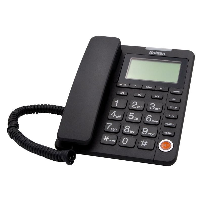 UNIDEN - TELEFONO SOBREMESA  M.LIBRES C/ID UNIDEN 7408 - Negro