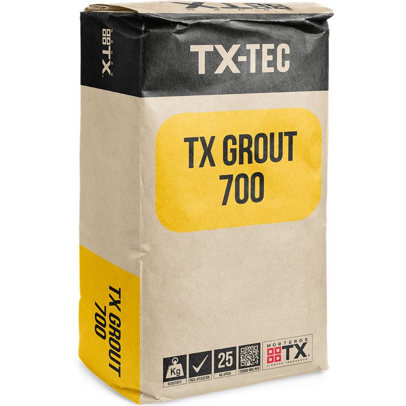 GENERICO - TX GROUT 700 - Mortero para relleno y nivelacion 25 KG