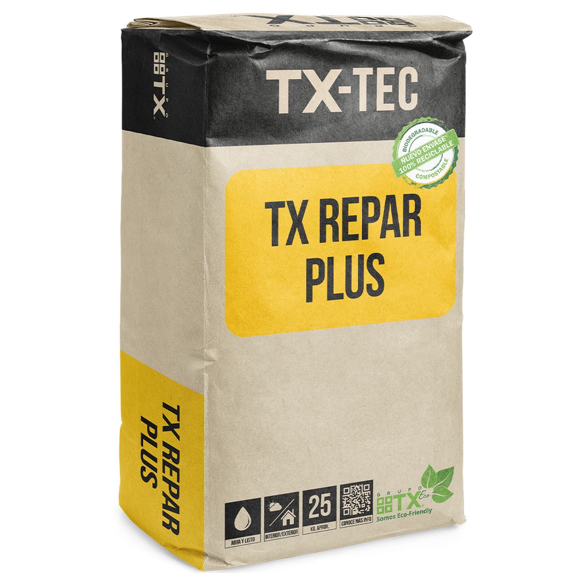 GENERICO - Tx Repar Plus - Mortero Para Anclaje Saco 25 Kg