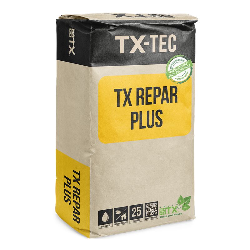 GENERICO - Tx Repar Plus - Mortero Para Anclaje Saco 25 Kg