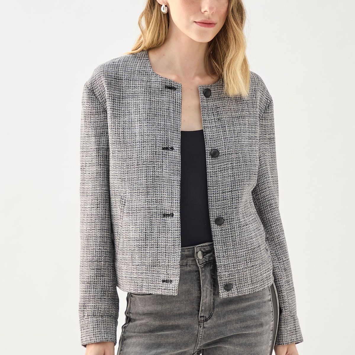 ASH - Chaqueta Negro Gris Ash