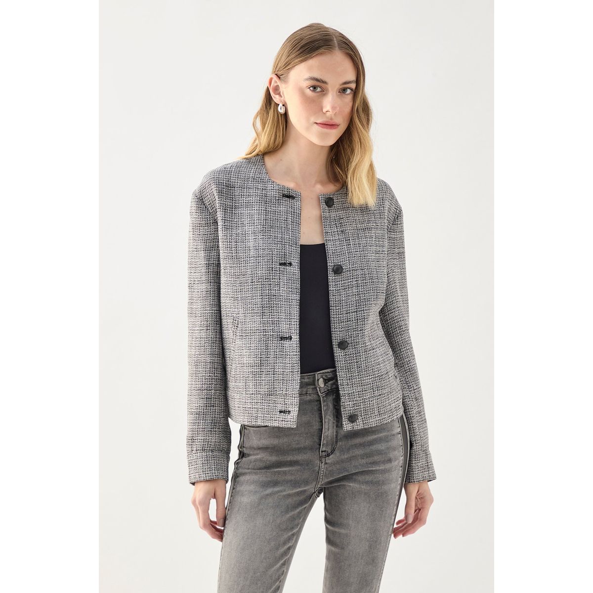 ASH - Chaqueta Negro Gris Ash
