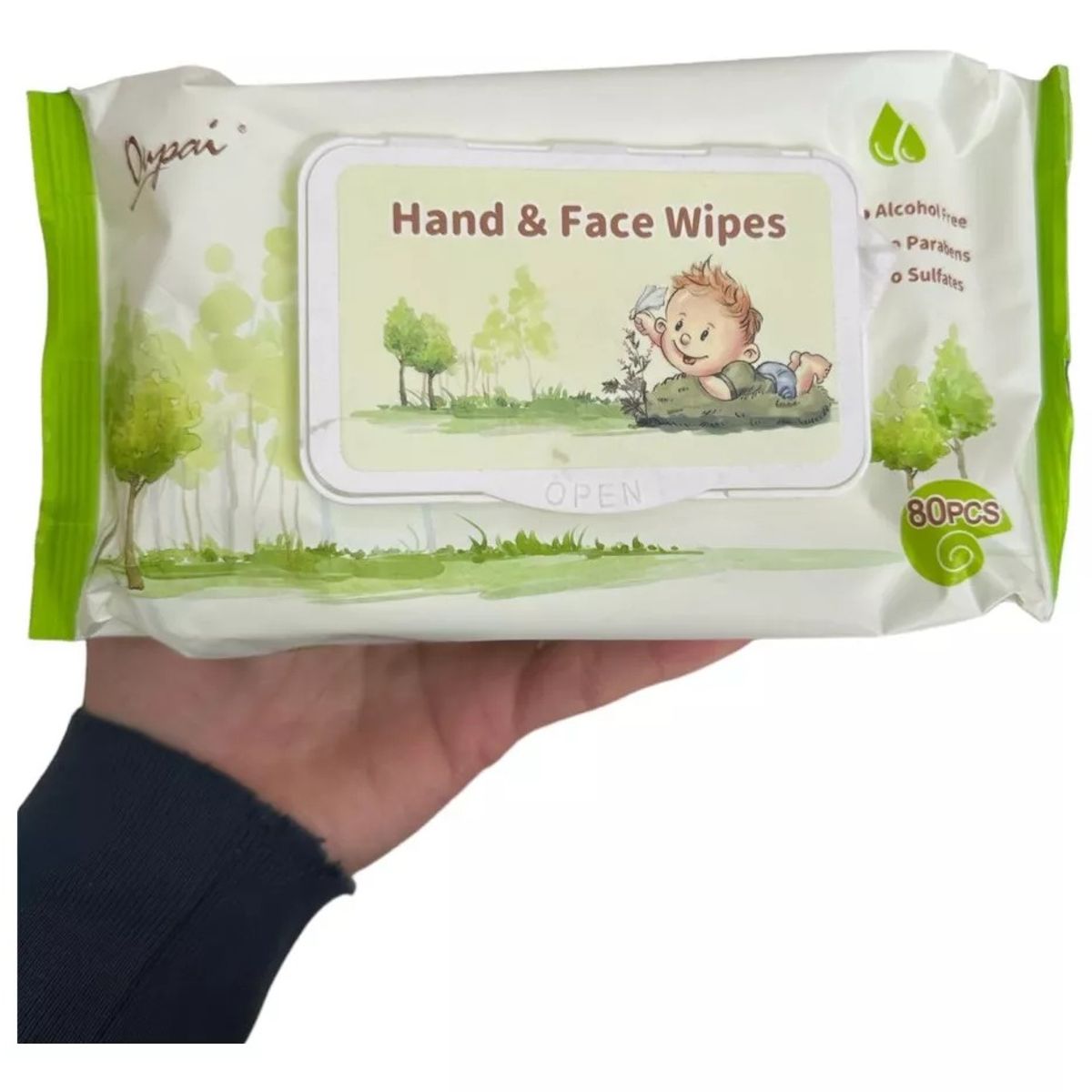 GENERICO - Toallas Húmedas Hand Face Wipes X 2 Paquetes