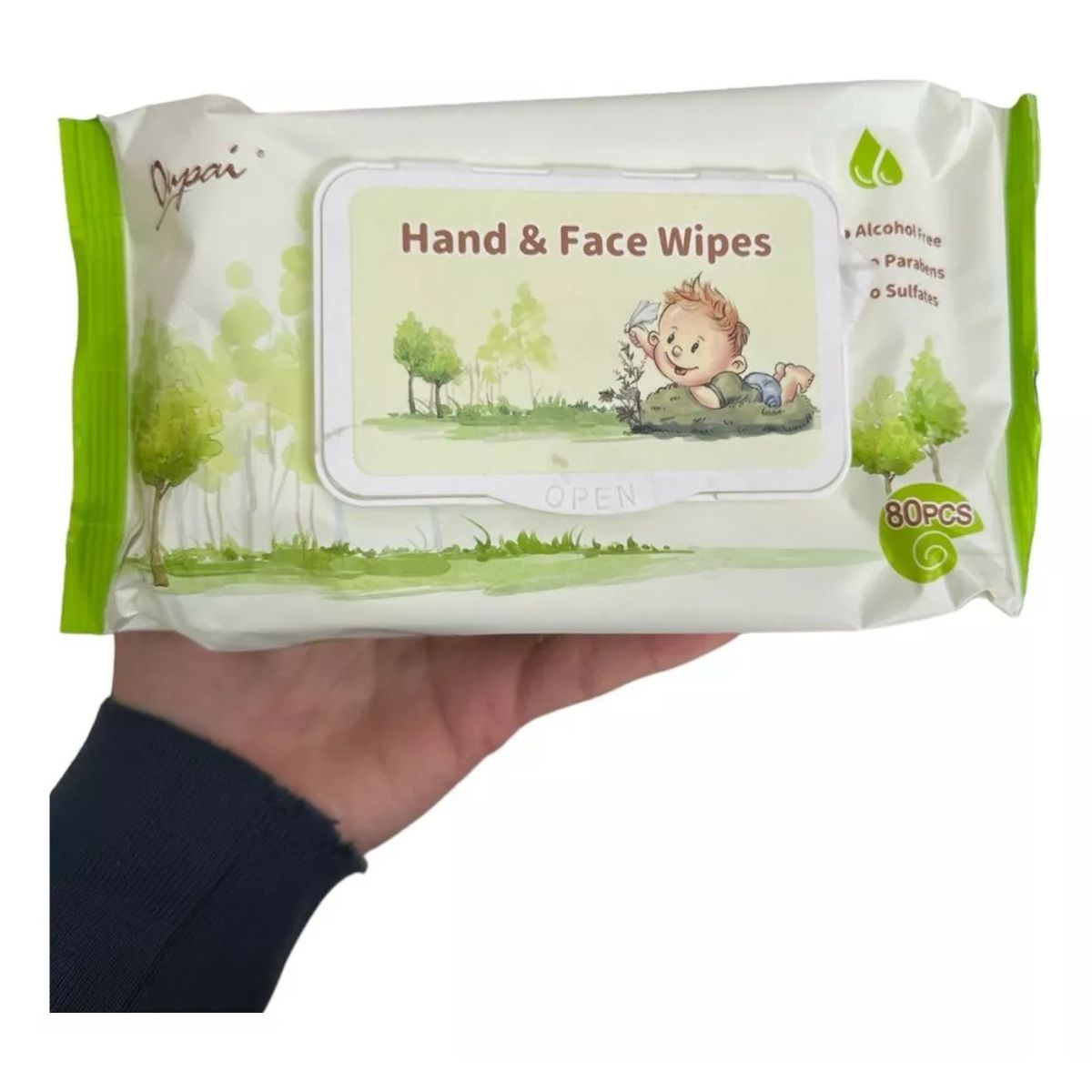 GENERICO - Toallas Húmedas Hand Face Wipes X 2 Paquetes