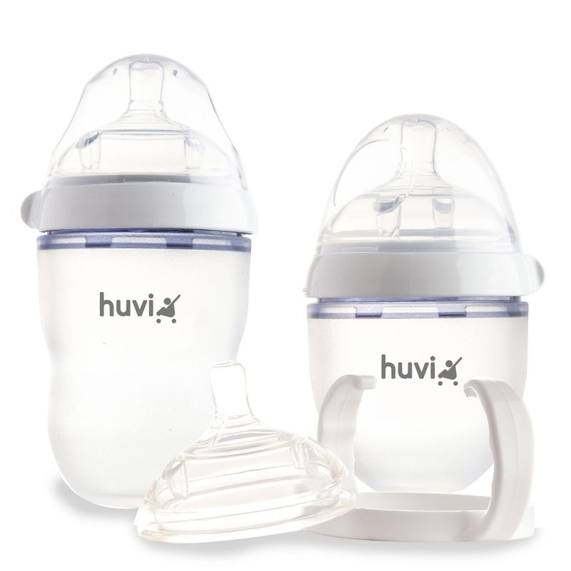 BEBESIT - Pack Mamaderas + Manilla y Tetina Huvi