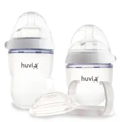 BEBESIT - Pack Mamaderas + Manilla y Tetina Huvi