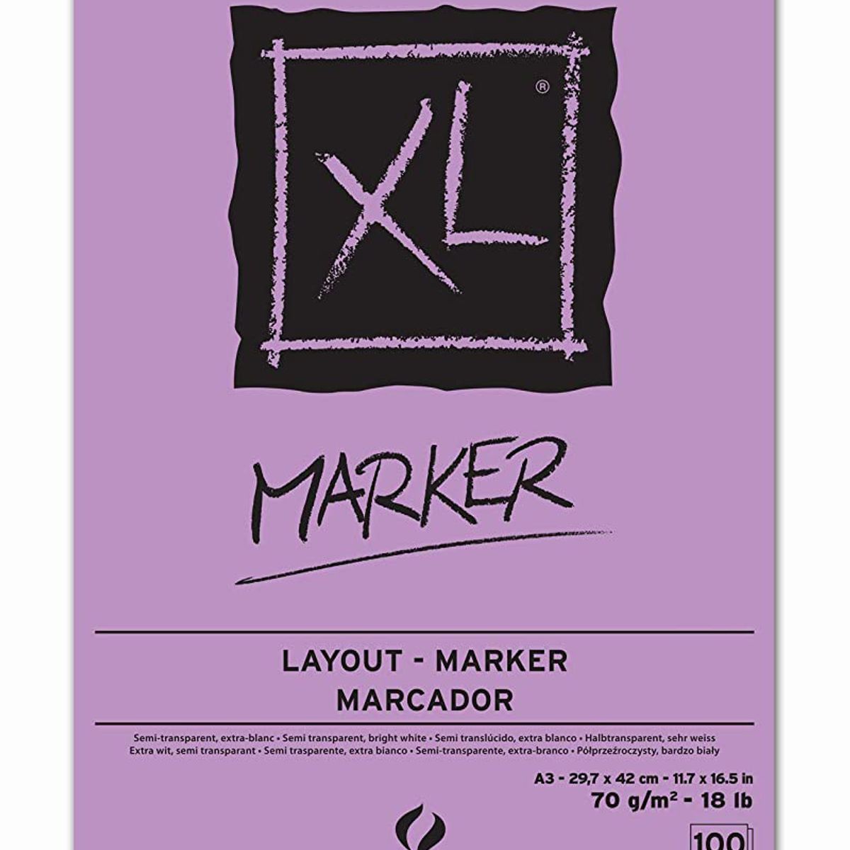 CANSON - Block Marcadores Canson XL Lila 70gr A3