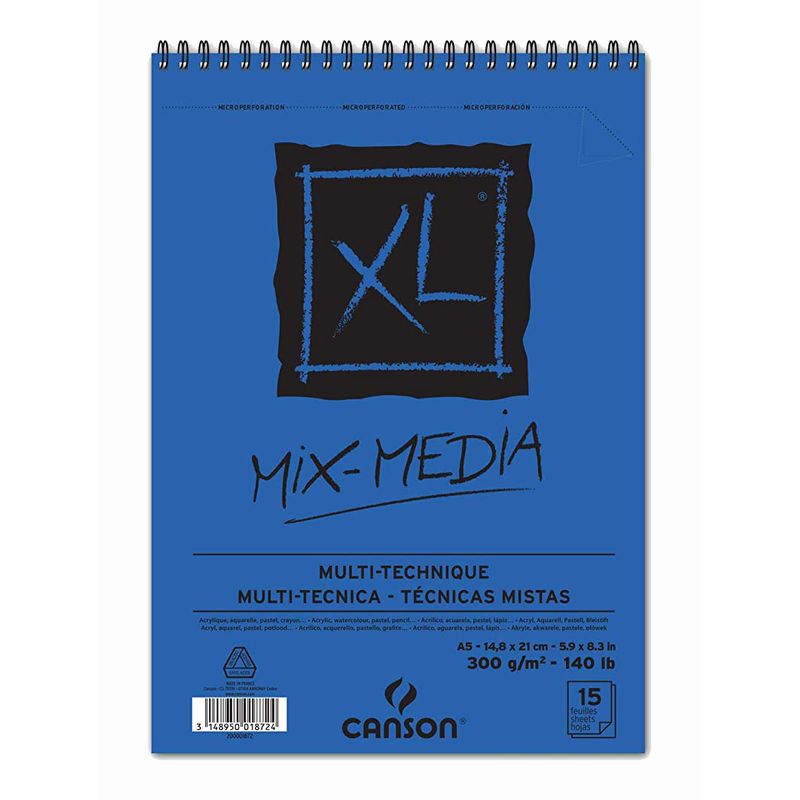 CANSON - Croquera Técnica Mixta Canson XL 300gr A5