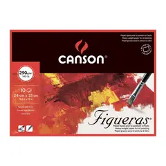 CANSON - Block Óleo Figueras 290gr 10 Hojas 24 x 33cm