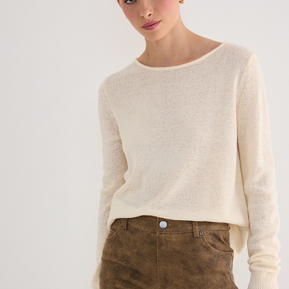 ASH - Sweater Beige Mujer Ash