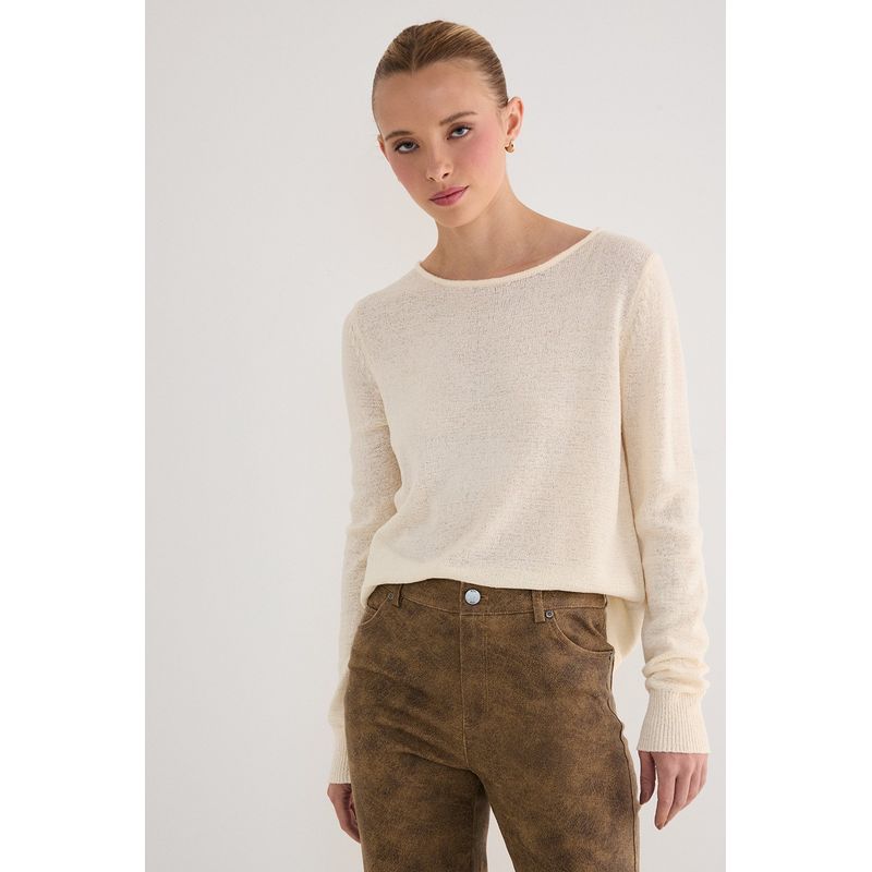 ASH - Sweater Beige Mujer Ash