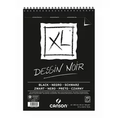 CANSON - Croquera Dibujo XL Negra 150gr A3