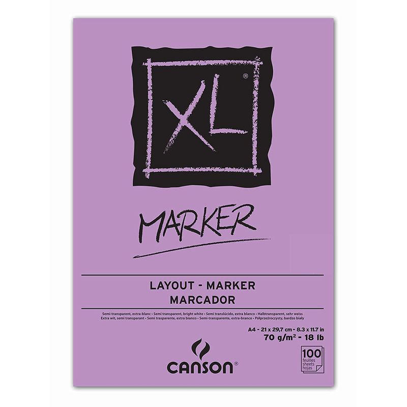 CANSON - Block Marcadores Canson XL Lila 70gr A4