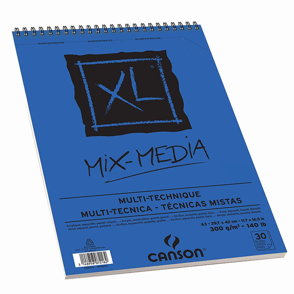CANSON - Croquera Técnica Mixta Canson XL 300gr A3