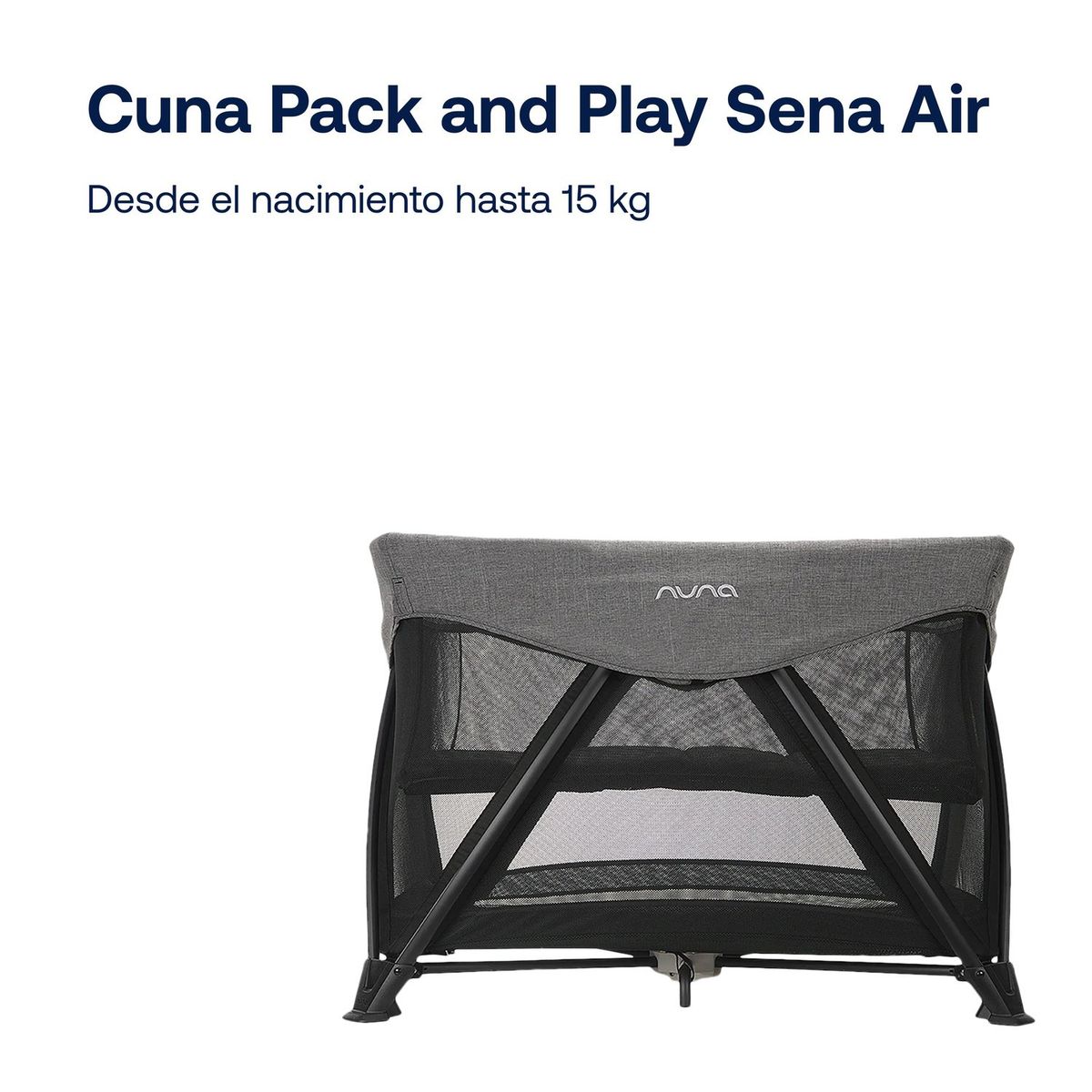 NUNA - Cuna Pack and Play Sena Aire Charcoal