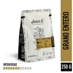 CAFE SEÑOR K - Café Grano Entero Señor K Brasil Carmo De Minas 250g