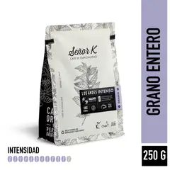 CAFE SEÑOR K - Café Grano Entero Tueste Intenso Señor K Los Andes 250g