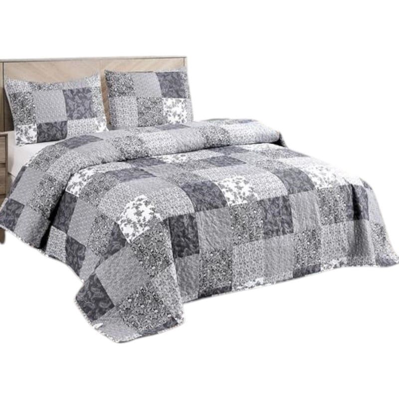 GENERICO - Juego De Sabanas + Cubrecama De 2 Plazas + 2 Fundas De Almohada Verano