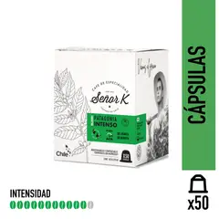 CAFE SEÑOR K - Cápsulas Espresso Intenso Señor K Patagonia 50 Unidades